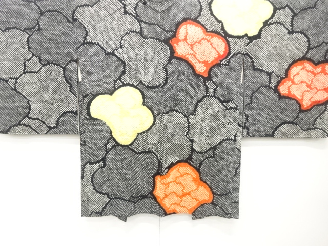 JAPANESE HAORI / UNUSED / ALL SHIBORI / UME